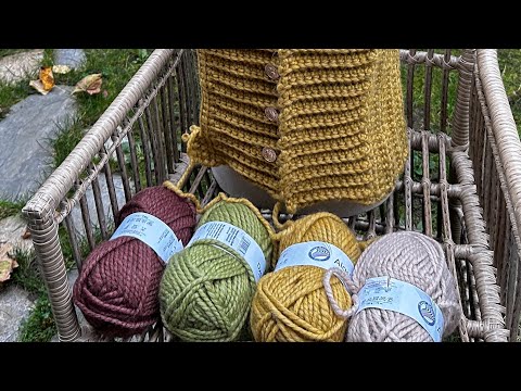 Видео: Новый Процесс🍁Узор Крючком  …Извязываю Запасы #vlog #crochet #yarn