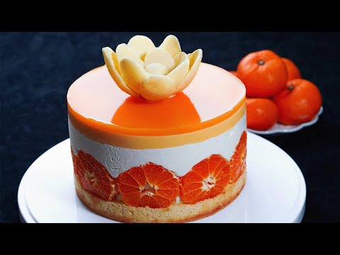 Видео: Мандариновый муссовый торт / Мандариновый чизкейк Рецепт