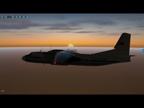 Видео: Рейс  Сочи -- Архангельск. Перегон. Ан-24 РВ.