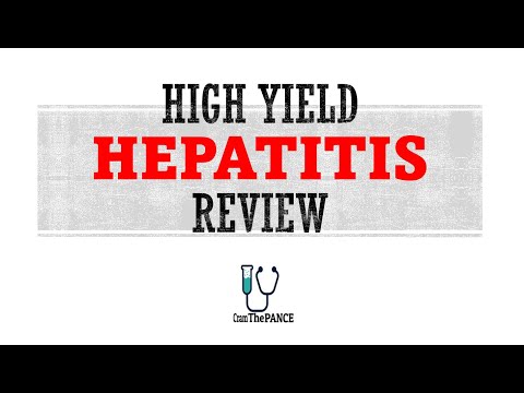Видео: Проверка на гепатит для экзаменов PANCE, PANRE, EOR и других экзаменов помощника врача.