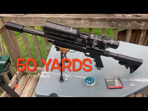 Видео: Umarex Notos тестирует пули на дистанции 50 ярдов