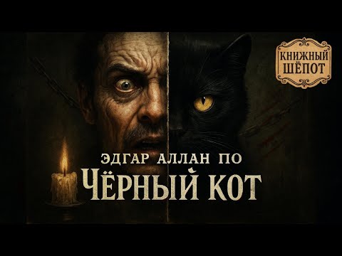 Видео: Эдгар Аллан По — Чёрный кот 🐈 Мистическая история о страхе и безумии | Книжный шепот