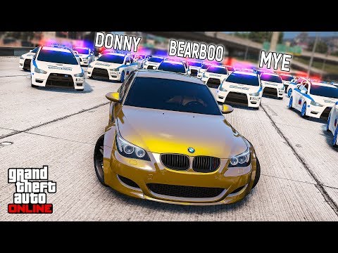 Видео: ПОЛИЦЕЙСКАЯ ПОГОНЯ ЗА ЗОЛОТОЙ BMW M5 E60 В ГТА ОНЛАЙН! ПОЛИЦЕЙСКИЕ ДОГОНЯЛКИ В ГТА 5!