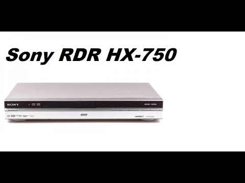 Видео: Обзор SONY  RDR-HX750 Recorder.