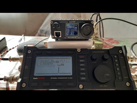 Видео: Discovery TX-500 прием SSB на 20м сравнение с DUC/DDC Malamute M2 mini