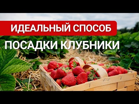 Видео: Это лучшая ПОСАДКА КЛУБНИКИ на юге: без прополки, минимум полива, 3 урожая в год