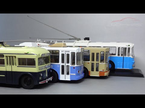 Видео: Масштабные модели советских троллейбусов 1:43 || ClassicBus || Start Scale Models - SSM