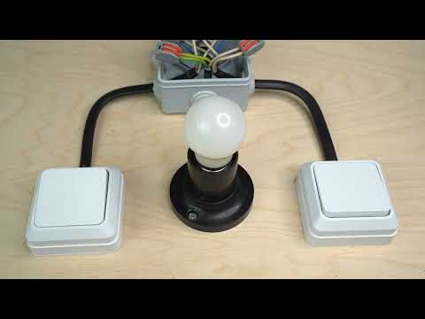 Видео: Электрики долго скрывали этот секрет! Как подключить проходной выключатель света