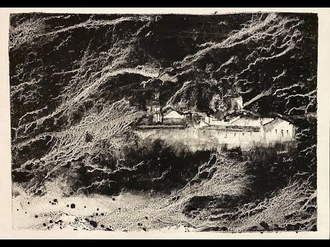 Видео: Мастер-класс по акварели с грануляцией - ночной пейзаж
