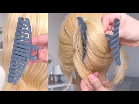 Видео: 5 швидких зачісок на КРАБ | Легкі зачіски на кожен день | Зачіска за 5 хвилин
