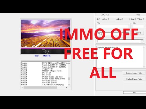 Видео: Программа для отключения иммобилайзера // Immo off soft