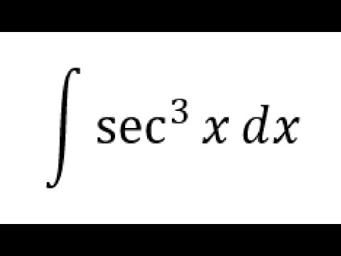 Видео: Руководство для начинающих по интегрированию произведений секанса и тангенса. Часть 4