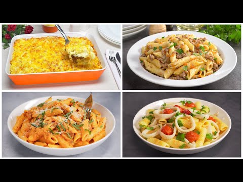 Видео: Вкусный ужин с макаронами - 4 популярных блюда, быстро и легко! Рецепты от Всегда Вкусно!