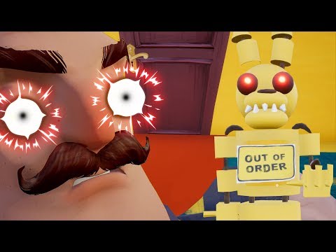 Видео: СОСЕД КУПИЛ СЕБЕ ДОМ С ЗВЕРУШКАМИ FNAF! HELLO NEIGHBOR MOD KIT