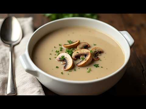 Видео: Этот грибной крем-суп – как лекарство для желудка❗ Просто и вкусно❗