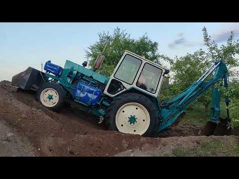 Видео: ЮМЗ буртование гравия