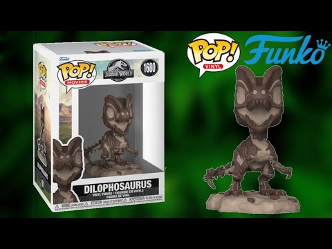 Видео: ОБЗОР на Funko Pop скелет ДИЛОФОЗАВРА 1680!!