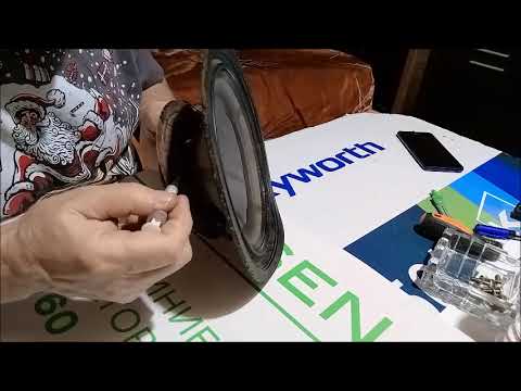 Видео: S-90. Апгрейд. 5ч. Разборка динамика 30гд-2. Замена подвеса.