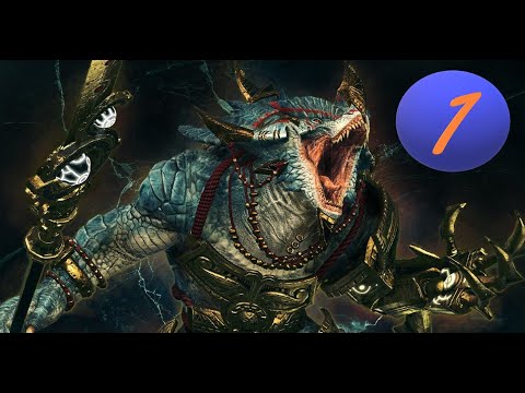 Видео: Total War: Warhammer 3. # 1. Крок-Гар. Сложность "Легенда".