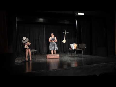 Видео: Изпит по актьорско майсторство на студенти от различни специалности към НБУ.