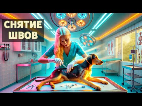 Видео: Повод к вызову: снятие швов у собаки