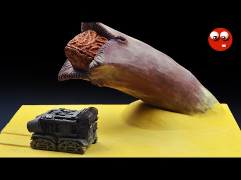 Видео: Нападение песчаного червя (Как сделать с нуля диораму вместе с комбайном)