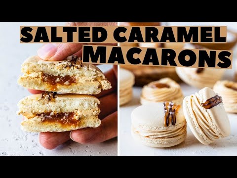 Видео: Макаруны с соленой карамелью