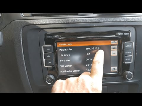Видео: Как узнать номер магнитолы и ее ревизию Volkswagen.