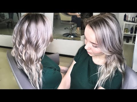 Видео: Рецепт окрашивания ХОЛОДНЫЙ БДЛОНД. Растяжка цвета.