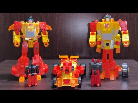 Видео: Обзор Трансформеров: Эра Праймов. Сравнение с Targetmaster G1.