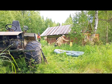 Видео: ЗАЕЗЖАЕМ С НОЧЁВКОЙ В ТАЙГУ ДО ИЗБУШКИ / КАРАКАТ ЧЕРЕЗ РЕКУ ПЛАВИМ НА ЛОДКЕ / ЗДЕСЬ ДОЛЖНА БЫТЬ РЫБА