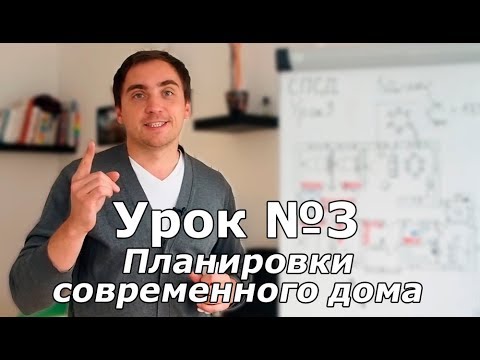 Видео: СПСД: Урок 3 (Часть 3). Планировки современного одноэтажного дома.
