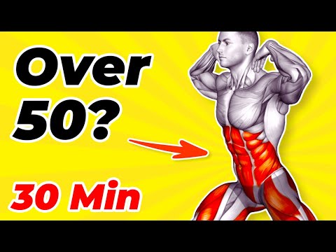 Видео: ➜ Более 50? ➜ Постоянная тренировка пресс, чтобы сжечь жир живота!