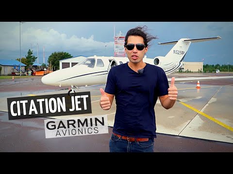 Видео: Citation Jet | Обзор самолета Citation 525 с авионикой Garmin G600txi