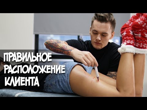 Видео: Расположение клиента на разных частях тела.