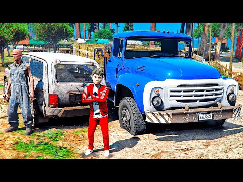 Видео: ОТЕЦ И СЫН В GTA 5 - ПАПА ОТПРАВИЛ МЕНЯ В ДЕРЕВНЮ ПОМОГАТЬ ДЕДУ ! ⚡ГАРВИН