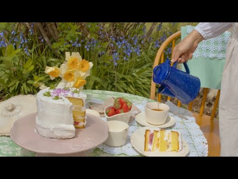 Видео: Усердный весенний маршрут 🍰 Торт "Полевой цветок
