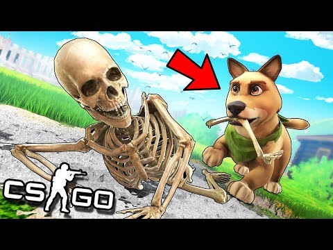 Видео: МАНЬЯК СОБАКА ПРОТИВ СКЕЛЕТА! ОТДАЙ МОЮ КОСТЬ, ЭТО НОГА! ОПАСНЫЕ ТРОЛЛЬ ЛОВУШКИ - МАНЬЯК CS:GO