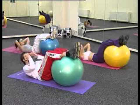 Видео: Фитбол - Упражнения - Часть 3