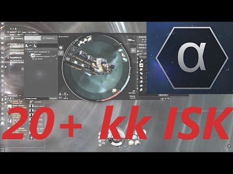 Видео: EVE Online. Заработок на альфа клоне. Копаем газ в ВХ. 20-40+ кк/час