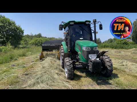 Видео: Дружина будує другий поверх з тюків❗️❤️Тюкуєм Rivierre Casalis RC42 возимо сіно  ДТЗ 5504НК👌💪