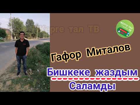 Видео: Бишкеке Жаздым САЛАМДЫ & ГАФОР МИТАЛОВ