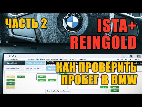 Видео: Как на BMW проверить пробег ISTA/Reingold