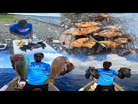 Видео: Подцепил, поджарил – прямо из моря в огонь!»