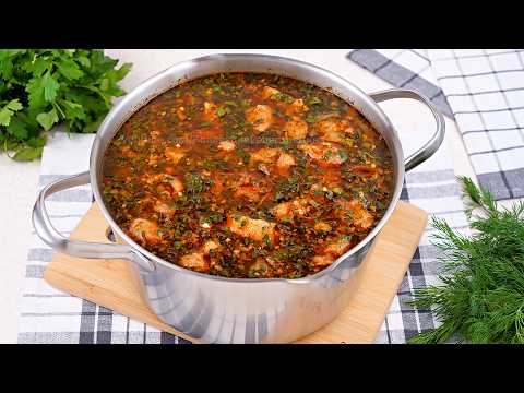 Видео: 🌶️Грузинский Суп-Харчо с говядиной🥩 Вкусный, сытный, ароматный наваристый суп с кавказским колоритом