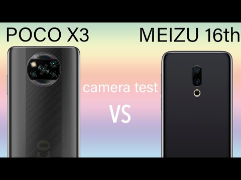 Видео: Poco X3 nfc vs Meizu 16th сравнение камер и возможностей