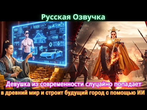 Видео: Девушка из современности случайно попадает в древний мир и строит будущий город с помощью ИИ #дорама
