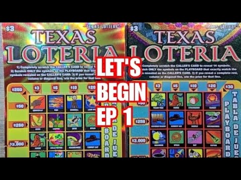 Видео: TEXAS LOTERIA — Лотерея Техаса (скретч-тираж)