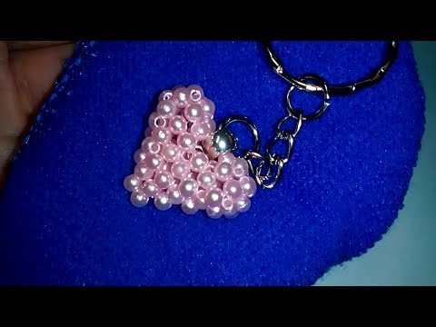 Видео: Брелок "Сердце" из бусин. МК. II Часть. DIY. Key Ring Heart