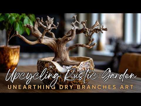Видео: Искусство извлечения сухих веток: магия деревенского сада из выброшенной древесины!